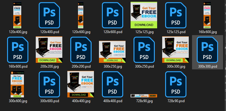 sample banners fo udemy